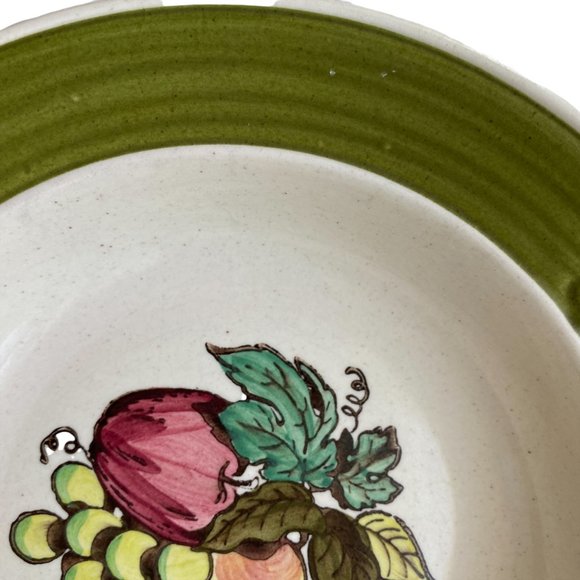 Vintage Metlox Poppytrail Provincal Fruit Rim Fruit Dessert Cereal Soup Bowls - Picture 4 of 13